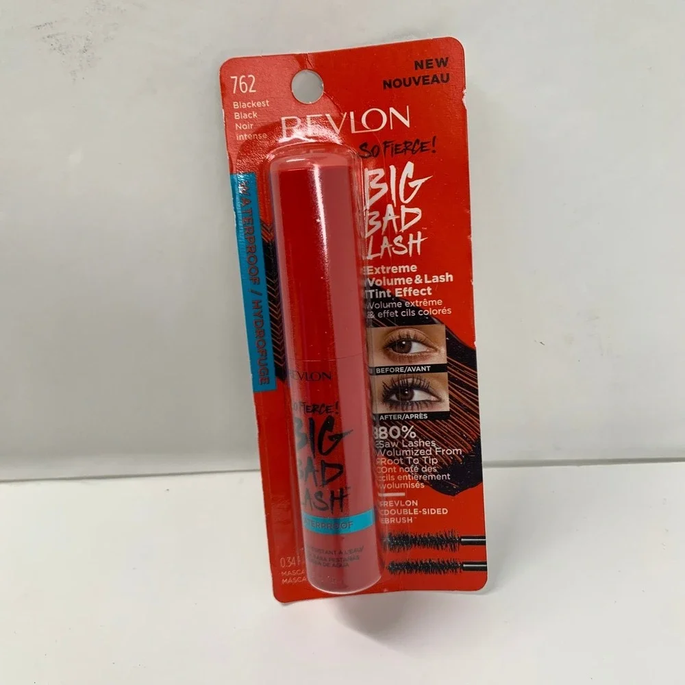 Revlon So Fierce Big Bad Lash Waterproof Mascara Blackest Black 762 NEW